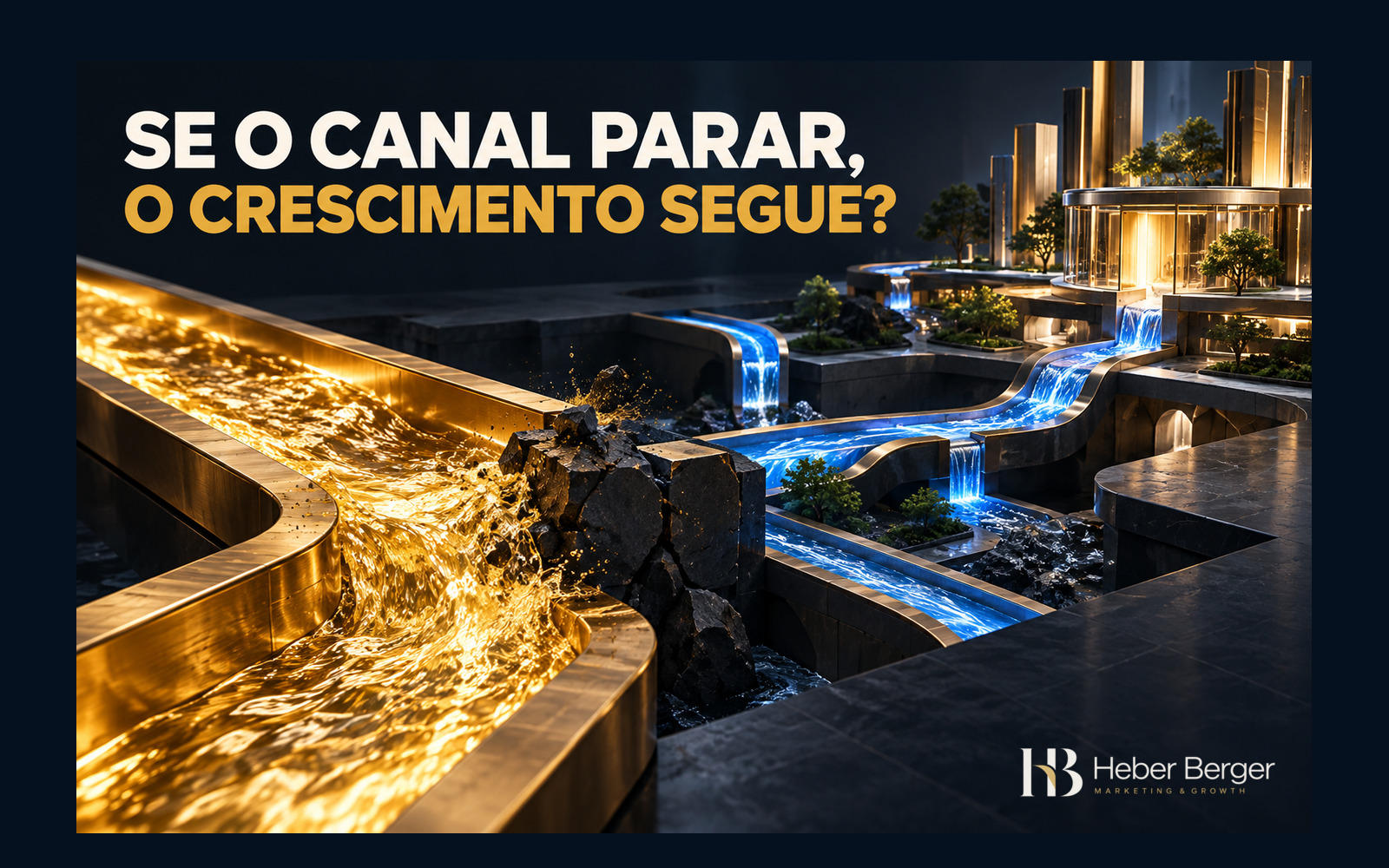 Um fluxo principal interrompido evidencia a capacidade desigual das rotas alternativas de aquisição.