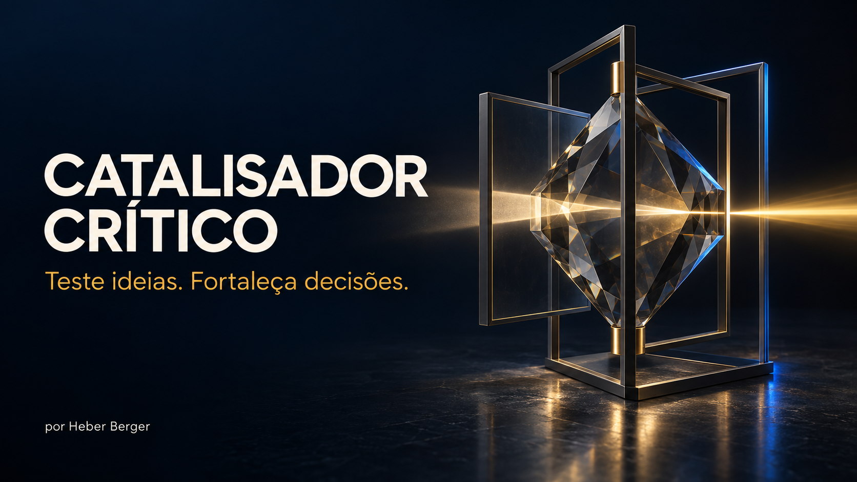 Capa da skill Catalisador Crítico para análise de teses, planos e decisões no ChatGPT