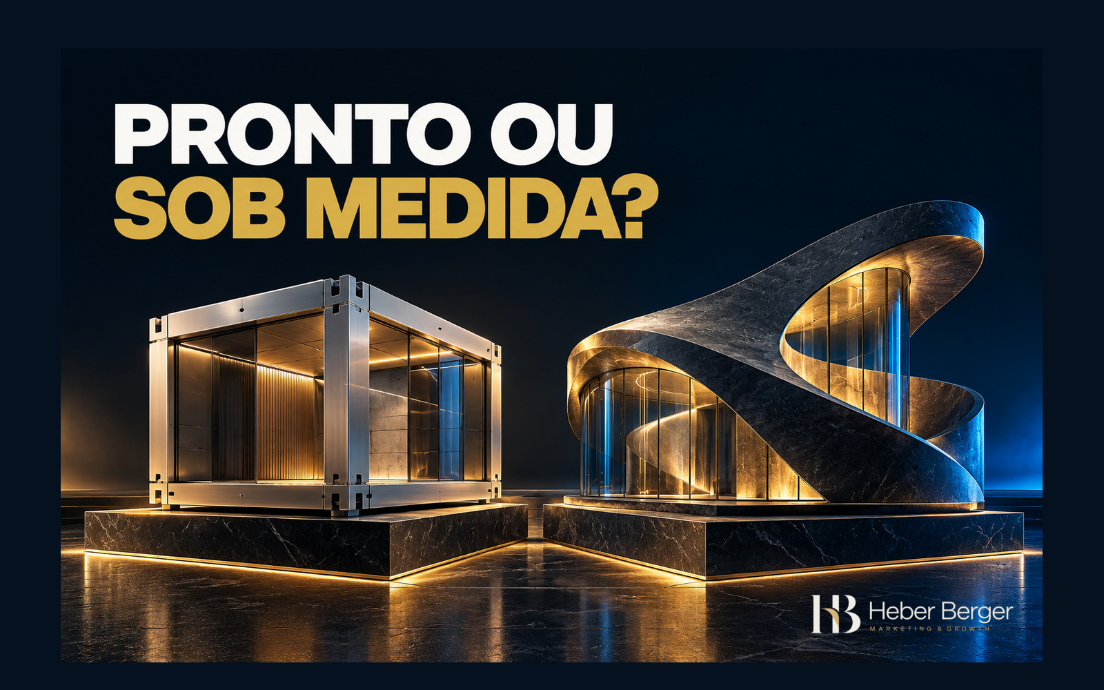 Duas soluções de igual qualidade representam um módulo padrão e uma arquitetura adaptada a necessidades específicas.